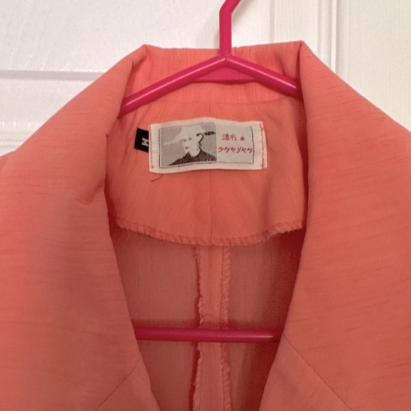 Vintage Cute Peach Two Piece Dress Set - Picture 3 of 3